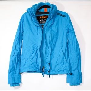 Super dry Japan. Blue zip up jacket